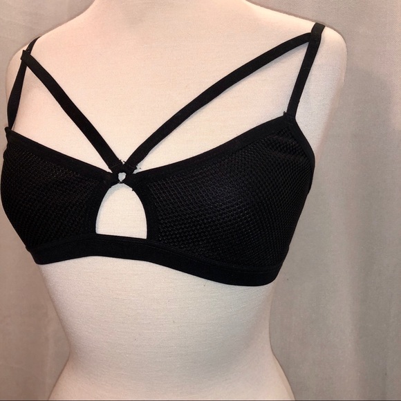 Iridescent Black Bralette - Picture 2 of 3